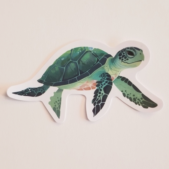 10/$10 Sea Turtle Sticker - Picture 1 of 1